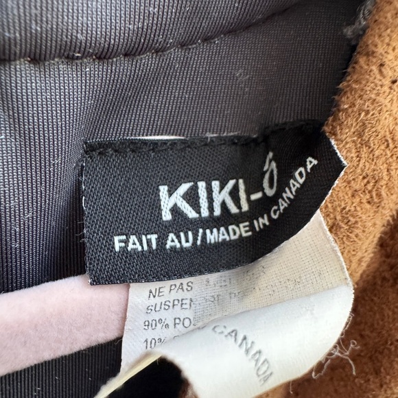 Kiki-O 3T Girls Chic Brown and Blackish Velor Midi Dress with Crew Neck - Picture 5 of 7